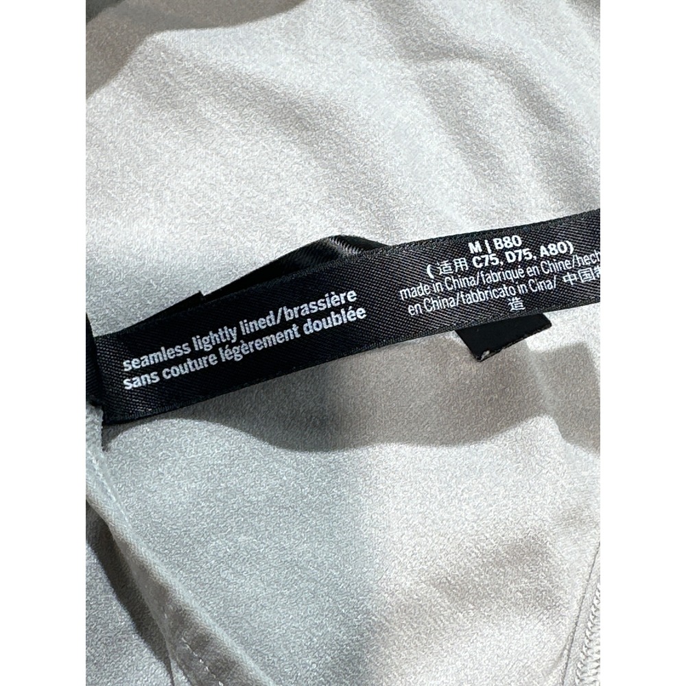 Pink Sport Victoria Secret Seamless Lightly Lined Racerback Sports Bra Grey M - Picture 5 of 8